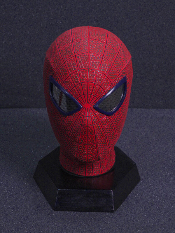 Amazing Spider Man 1 Mask Eye Magnet Adsorption Movie Restoration Prop Garfield Headset Handmade