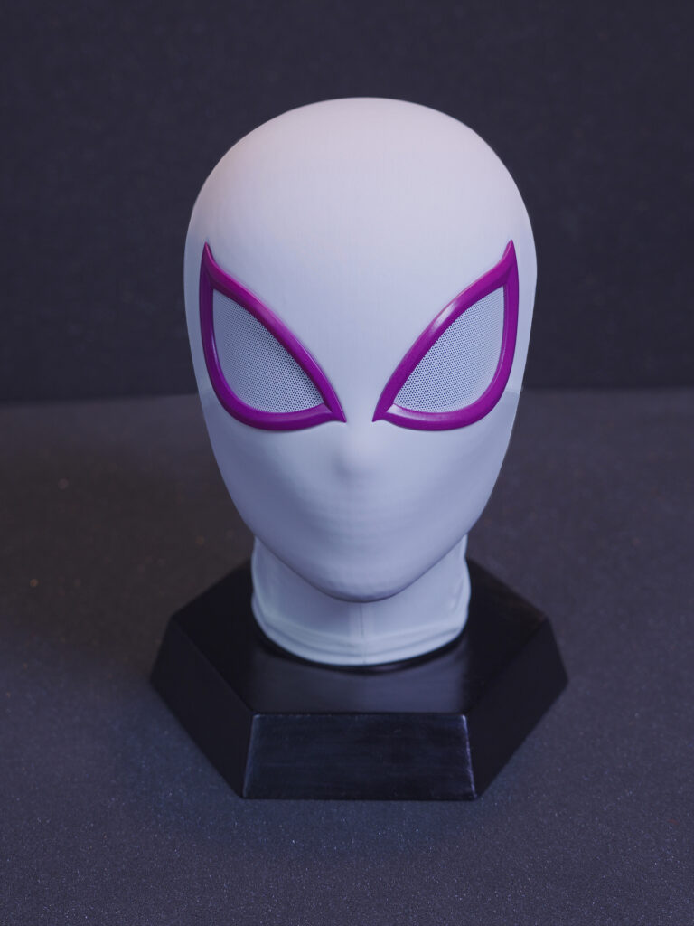 Gwen animation layout, Spider-Man hood adult mask for cosplay