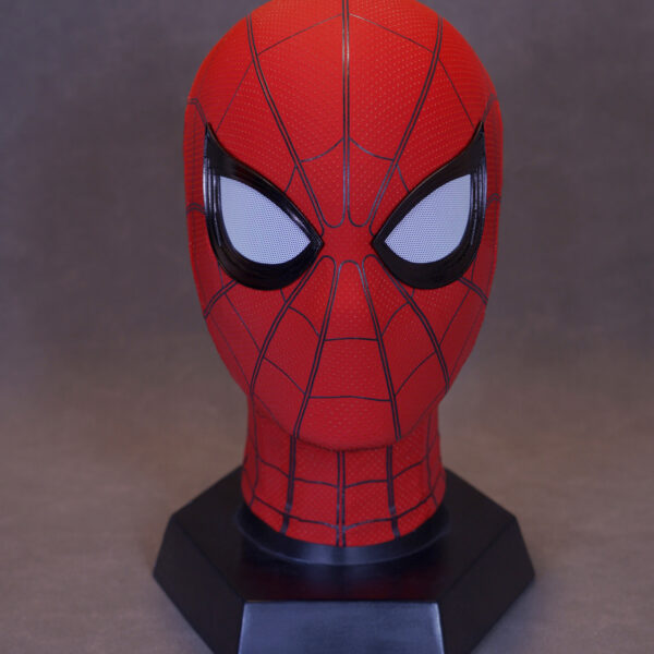 Holland's Spider - Man mask with manual adjustment, secondary magnetic attraction, and replaceable eyes of different sizes