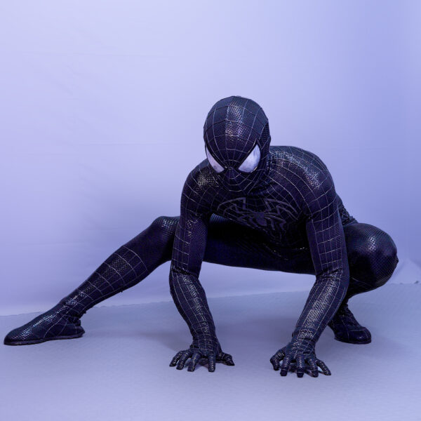 The Venom version of Spider - Man's suit in "The Amazing Spider - Man 2", Garfield's jumpsuit, and movie - replicated custom - made clothing